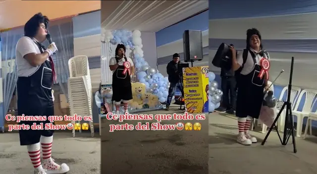 El payaso se equivoco de fiesta y error lo vuelve viral en redes sociales El payaso se equivoco de fiesta y error lo vuelve viral en redes sociales