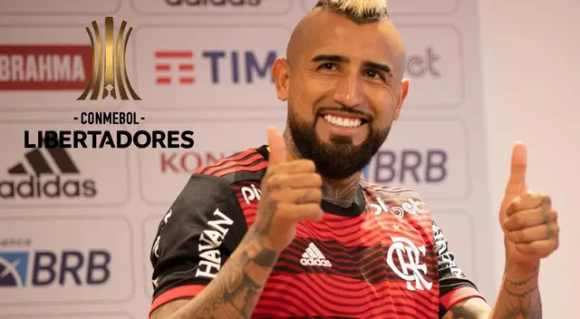 Flamengo con Vidal busca ganarlo todo. Flamengo con Vidal busca ganarlo todo.