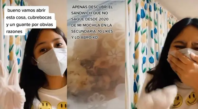 TikTok: Descubre que olvidó sándwich en su mochila desde 2020 y resultado se vuelve viral TikTok: Descubre que olvidó sándwich en su mochila desde 2020 y resultado se vuelve viral