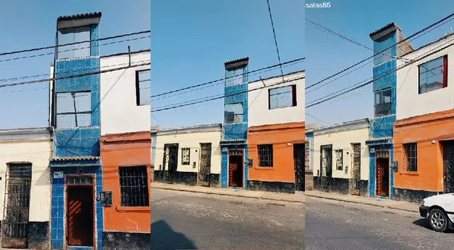 Casa mide solo 1 metro y medio de ancho pero cuenta con un total de 3 pisos