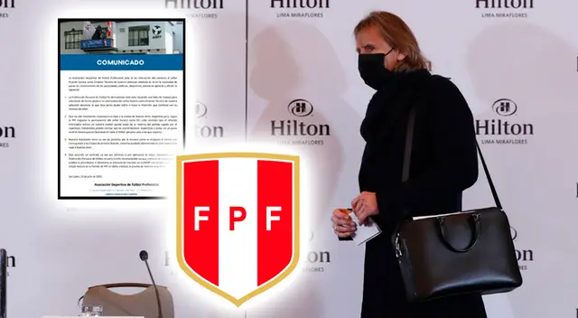Comunicado de la ADFP con relación a la salida de Ricardo Gareca Comunicado de la ADFP con relación a la salida de Ricardo Gareca