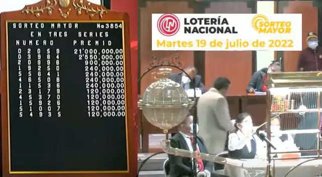Conoce los resultados de la Lotería Nacional de México del Sorteo Mayor.