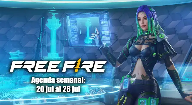 Free Fire: Agenda semanal del 20 al 26 de julio