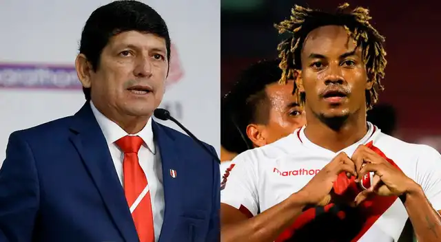 André Carrillo salió en defensa del presidente de la FPF André Carrillo salió en defensa del presidente de la FPF