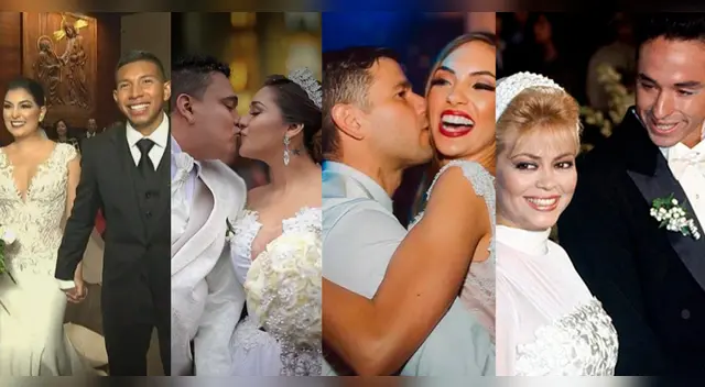 Las bodas más cotizadas de la farándula peruana Las bodas más cotizadas de la farándula peruana