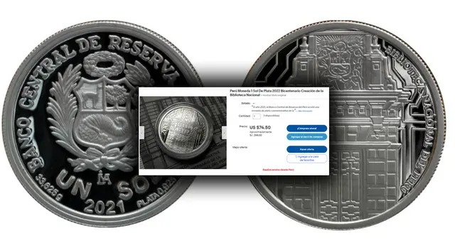 Moneda del 2021 de un sol estaría valorizada en más de 280 soles