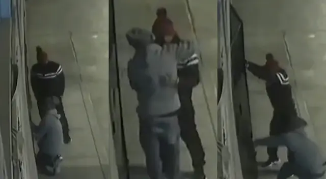 Ladrones se abrazan para celebrar su robo, pero policías los detienen en segundos Ladrones se abrazan para celebrar su robo, pero policías los detienen en segundos