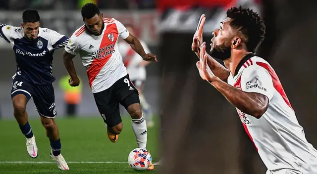 Miguel Borja debutó con River Plate