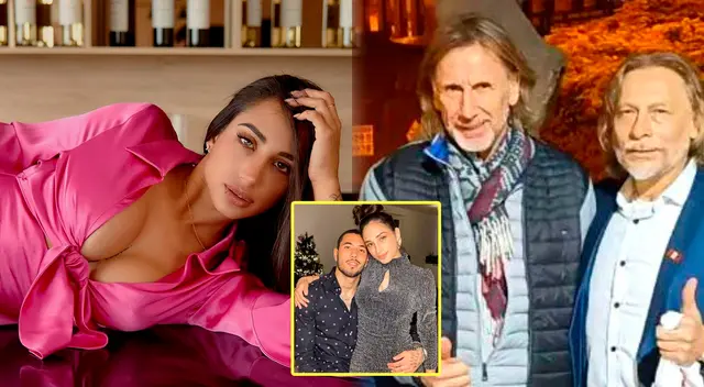 Valery Revello se luce posando junto a doble del 'Tigre' Gareca. Valery Revello se luce posando junto a doble del 'Tigre' Gareca.