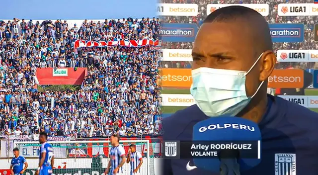 Arley Rodríguez quedó impresionado con los hinchas de Alianza: