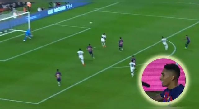 Raphinha puso el 1-0 del Barcelona Raphinha puso el 1-0 del Barcelona