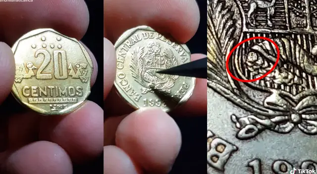 TikTok viral: peruano afirma que moneda de 20 céntimos de 1993 cuesta más de 60 soles por inusual detalle que la vuelve única TikTok viral: peruano afirma que moneda de 20 céntimos de 1993 cuesta más de 60 soles por inusual detalle que la vuelve única