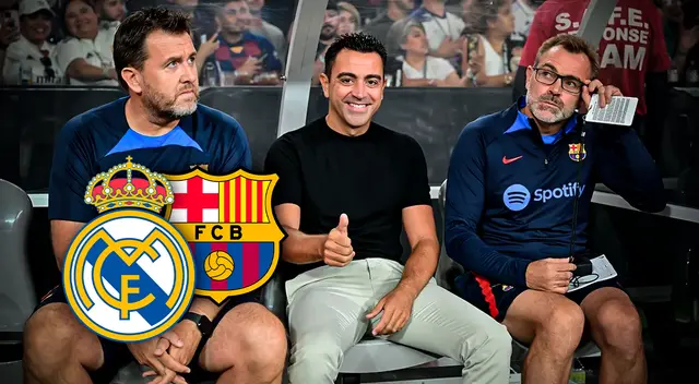 Xavi Hernández feliz tras ganar el clásico español: Xavi Hernández feliz tras ganar el clásico español: