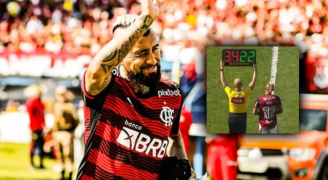 Arturo Vidal debuta con Flamengo en el Brasileirao Arturo Vidal debuta con Flamengo en el Brasileirao