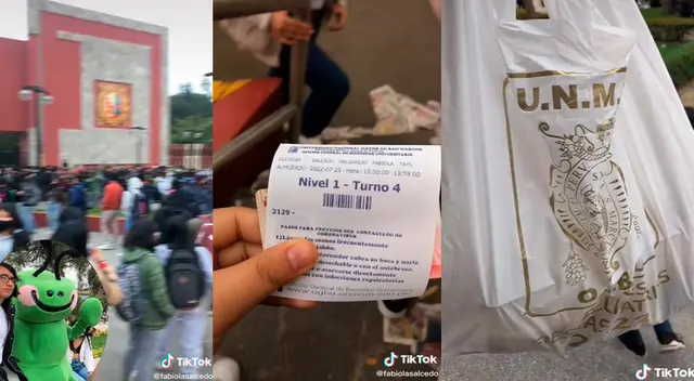 TikTok viral: Estudiante cuenta todo lo que vivió para conseguir un ‘almuerzo especial’ en la San Marcos