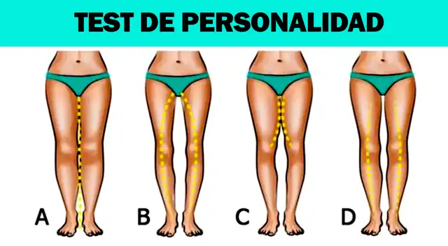Escoge la forma de las piernas que más se parezca a las tuyas y conoce más de ti.