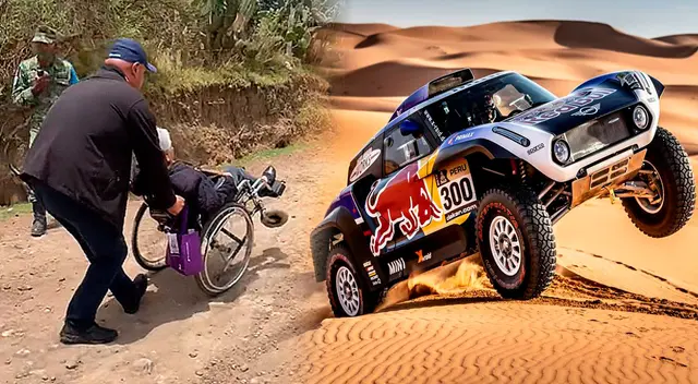 ¡Abuelita extrema! Silla de ruedas es comparada con potente auto 4x4 del Dakar ¡Abuelita extrema! Silla de ruedas es comparada con potente auto 4x4 del Dakar