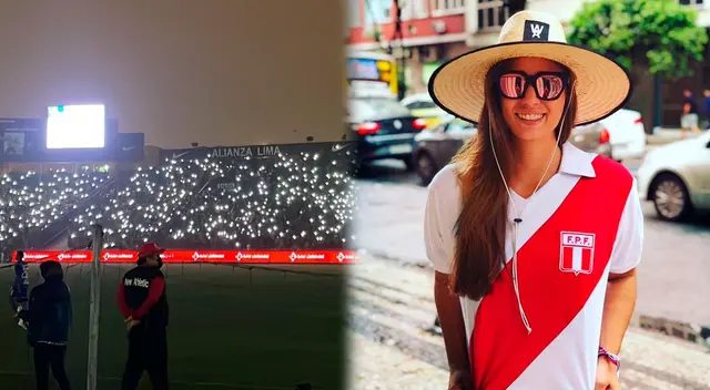 Periodista brasileña, Raisa Simplicio, impactada con los hinchas en Matute Periodista brasileña, Raisa Simplicio, impactada con los hinchas en Matute