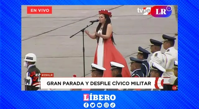 Interpretación del Himno Nacional cortesía de Lilian Cornelio