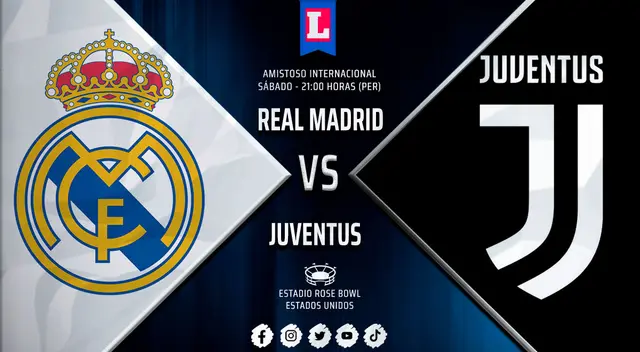 Real Madrid enfrenta a Juventus por su último amistoso de pretemporada