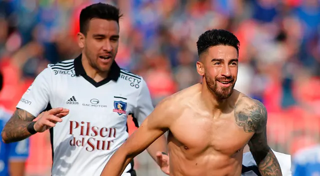 Lucero marcó doblete en victoria de Colo Colo ante U. de Chile