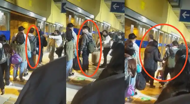 Una pareja intentó 'colarse' y son avergonzados por pasajeros. Una pareja intentó 'colarse' y son avergonzados por pasajeros.