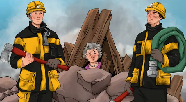 ¿Quién es el falso bombero? Si descifras este acertijo visual serás considerado un GENIO