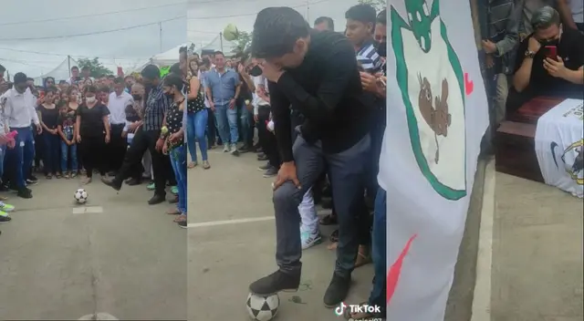 Jóvenes despiden a su amigo fallecido con el 'último gol' y es viral - VIDEO Jóvenes despiden a su amigo fallecido con el 'último gol' y es viral - VIDEO