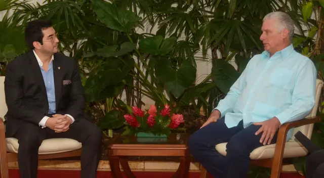 Presidente de Cuba y del Comité Olímpico Peruano se reunieron en La Habana
