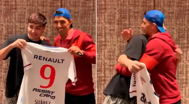 Luis Suárez y Tiago PZK se conocieron en Montevideo Luis Suárez y Tiago PZK se conocieron en Montevideo