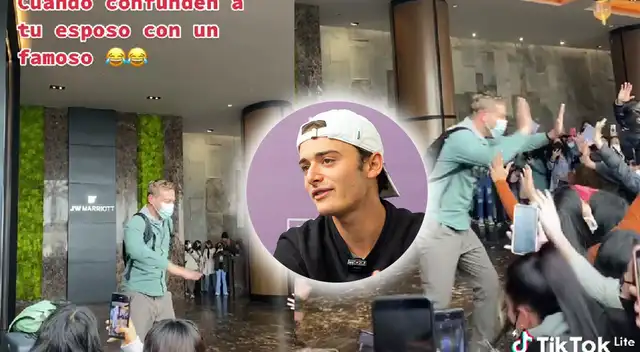 Hombre es confundido con actor de Stranger Things y tiene su minuto de fama Hombre es confundido con actor de Stranger Things y tiene su minuto de fama