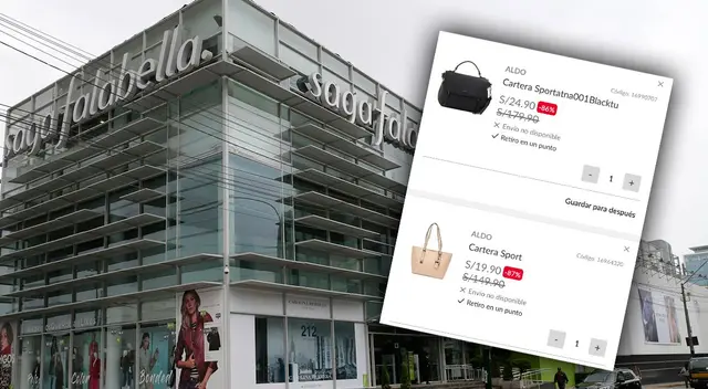 Saga Falabella comenzó a vender carteras lujosas a un precio de infarto Saga Falabella comenzó a vender carteras lujosas a un precio de infarto