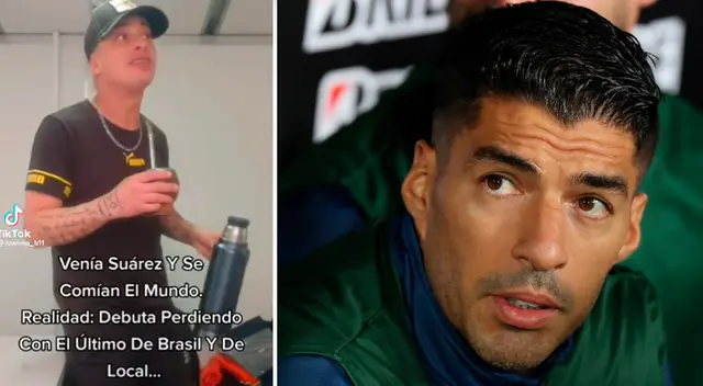 Hincha de Peñarol se burla de Luis Suárez y Nacional Hincha de Peñarol se burla de Luis Suárez y Nacional