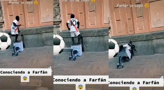 TikTok: imitador de Jefferson Farfán sufre dura caída mientras realizaba un show TikTok: imitador de Jefferson Farfán sufre dura caída mientras realizaba un show