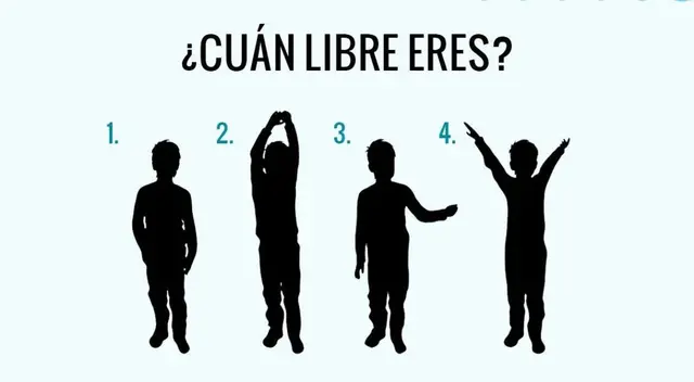 ¿Qué tan libre eres? Descúbrelo escogiendo una silueta en este test de personalidad