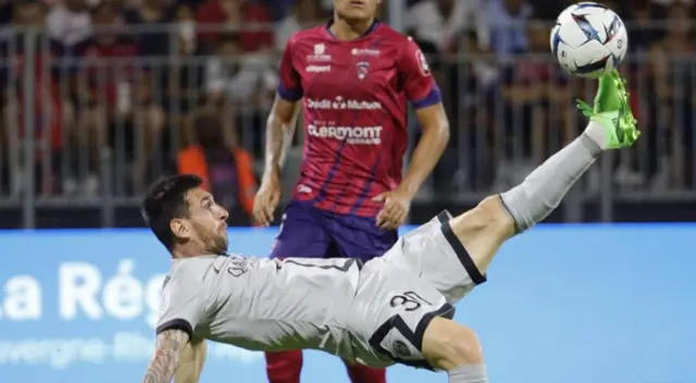 Infernal golazo de Messi en la Liga Francesas Infernal golazo de Messi en la Liga Francesas