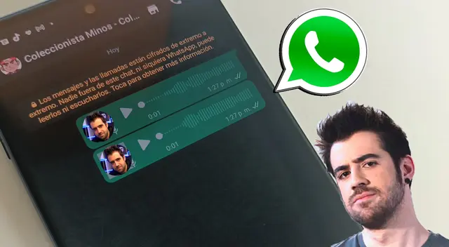 WhatsApp: conoce el nuevo truco que te permite enviar audios con la voz de Auronplay WhatsApp: conoce el nuevo truco que te permite enviar audios con la voz de Auronplay