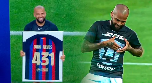 Dani Alves muy agradecido con hinchas del FC Barcelona
