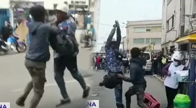 Centro de Lima: Extranjeros se pelean a 'machetazos' y siembran pánico a comerciantes