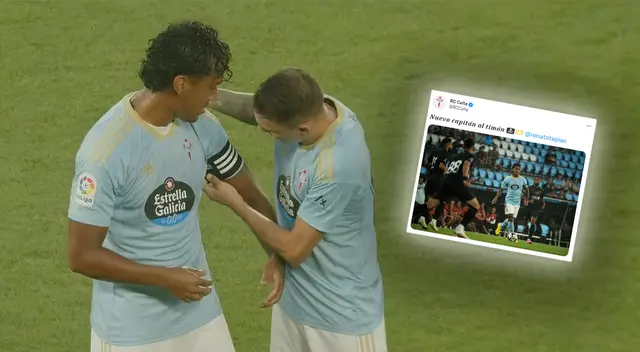 Renato Tapia fue bautizado como capitán por el mismo Celta de Vigo Renato Tapia fue bautizado como capitán por el mismo Celta de Vigo