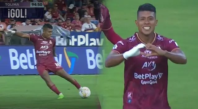 Raziel García marcó golazo en el empate de Tolimas contra Jaguares