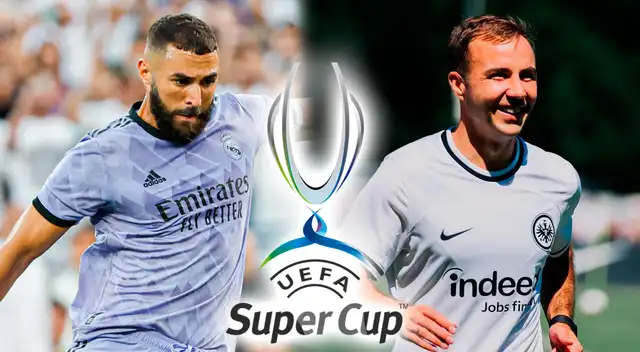 Real Madrid vs Eintracht Frankfurt por la Supercopa UEFA