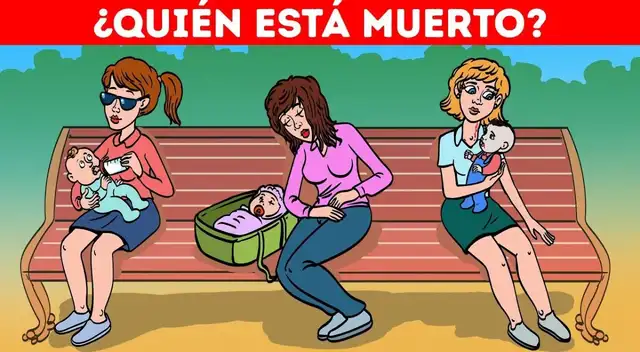 ¿Quién está muerto? Analiza y responde este misterioso acertijo visual EXTREMO
