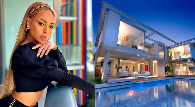 Conoce más detalles de la lujosa mansión de la exitosa cantante mexicana.