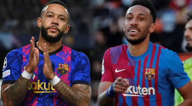 Uno se irá: Memphis Depay o Pierre Aubameyang dejarán el Barcelona sí o sí.