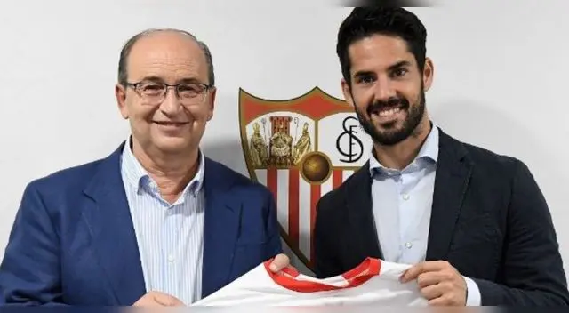 Isco se convirtió en flamante refuerzo del Sevilla