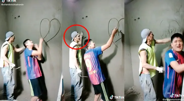 TikTok: Albañil enamorado deja mensaje de amor en pared que había terminado de tarrajear su compañero TikTok: Albañil enamorado deja mensaje de amor en pared que había terminado de tarrajear su compañero