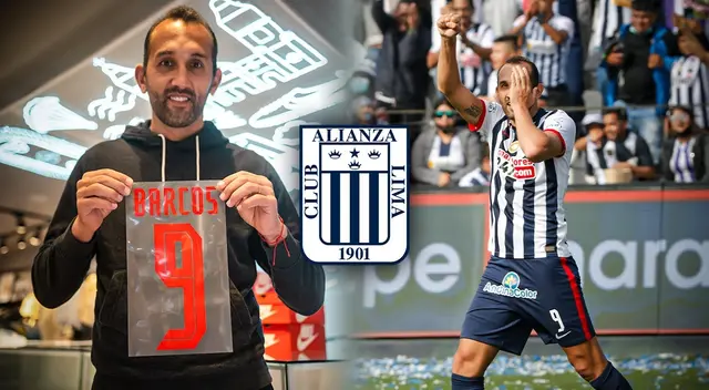 Hernán Barcos registra 9 goles en la Liga 1 del fútbol peruano.