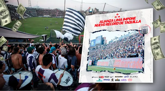 Alianza Lima rompe récord y recibirá exorbitante suma de dinero gracias a su hinchada Alianza Lima rompe récord y recibirá exorbitante suma de dinero gracias a su hinchada