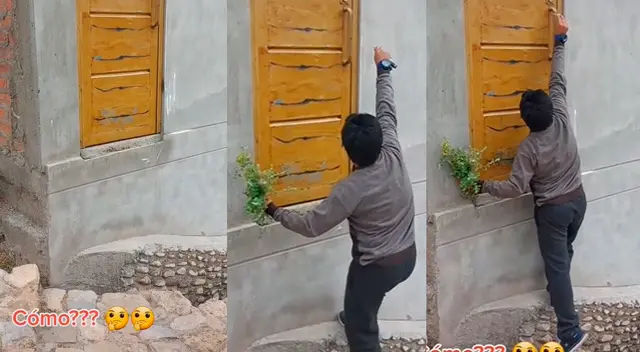 Joven no logra ingresar a su vivienda por culpa un grave error en la contrucción. Joven no logra ingresar a su vivienda por culpa un grave error en la contrucción.